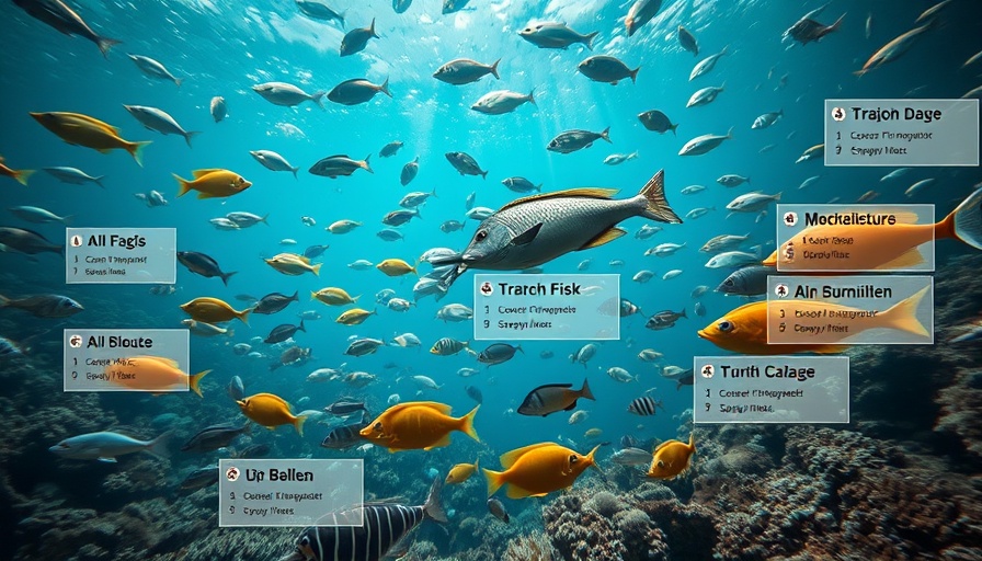 Gulf of America monitoring technology identifying fish underwater.