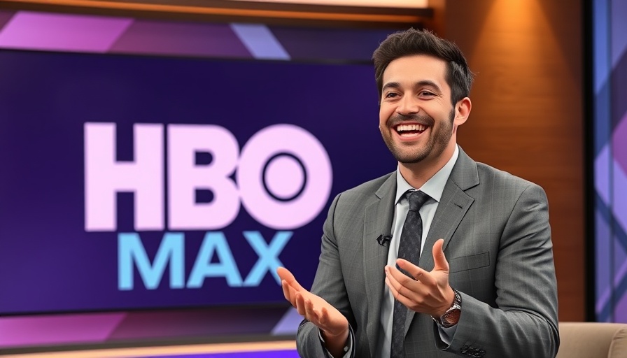 Talk show host discussing HBO Max rebranding.