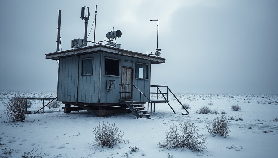 Chilling Discovery of Old Weather Station in snowy isolation.