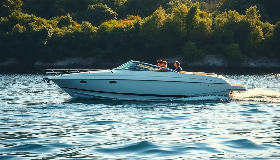 Scenic Florida Inter Coastal Waterway adventure with motorboat.