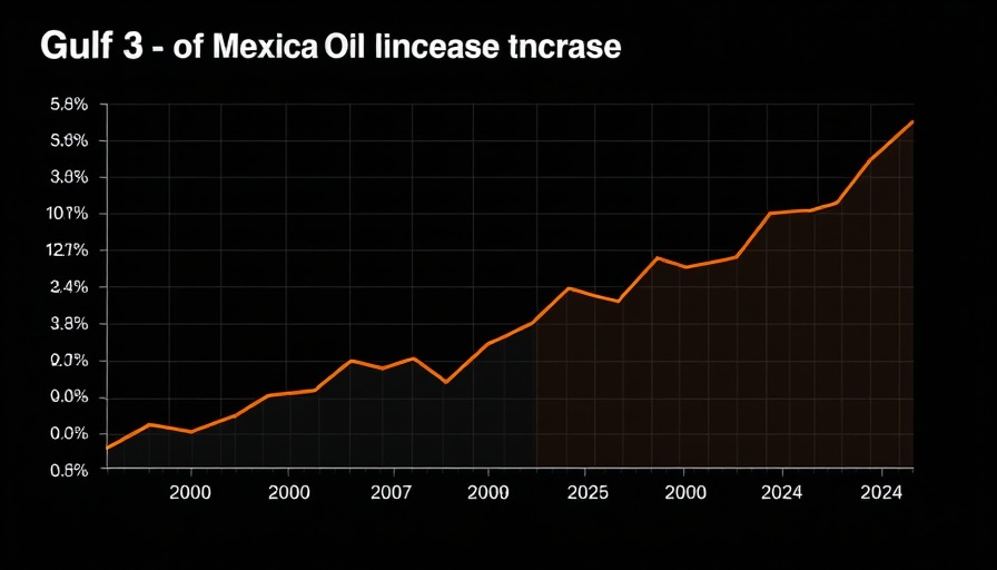 Gulf Oil Output Revival graph shows record production trend.