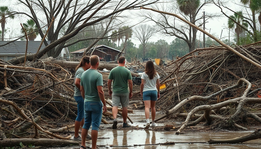 Texas deadly floods aftermath with people assessing damages