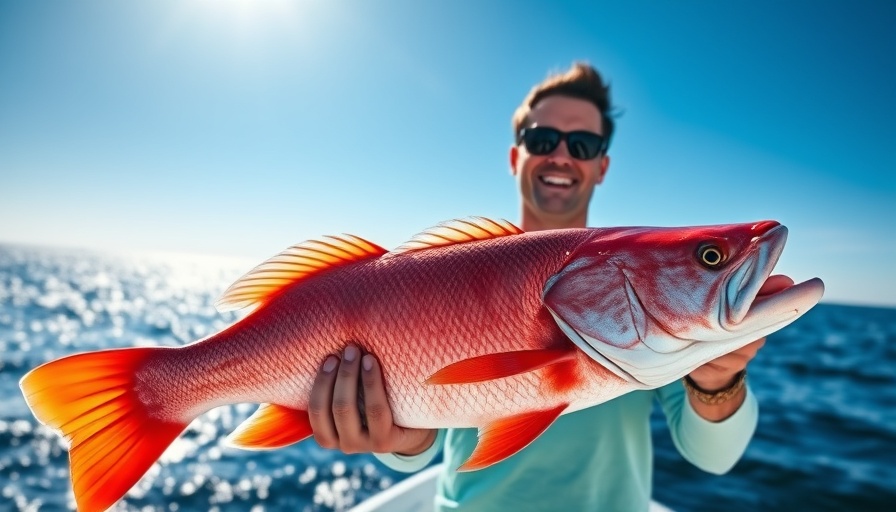 Red Grouper Fishing Opportunities on a sunny day out at sea.