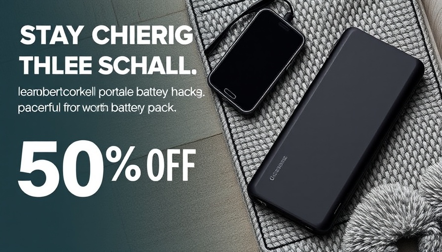 Stay charged this fall with 50% off this powerful portable battery pack