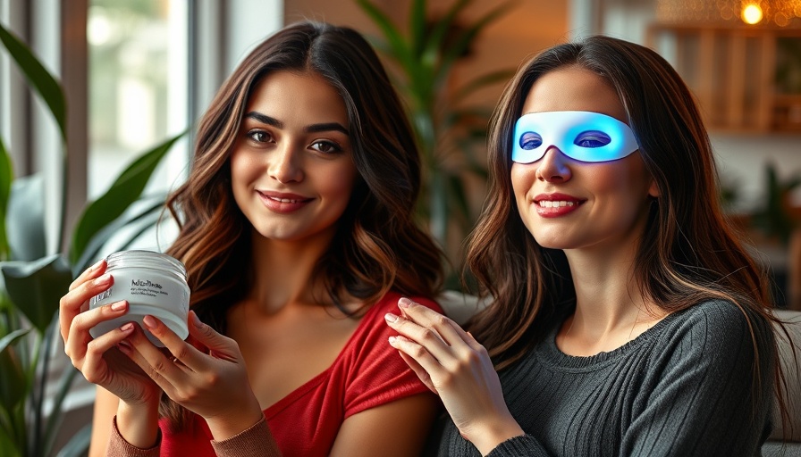 Women showcasing best LED masks for acne treatment options.