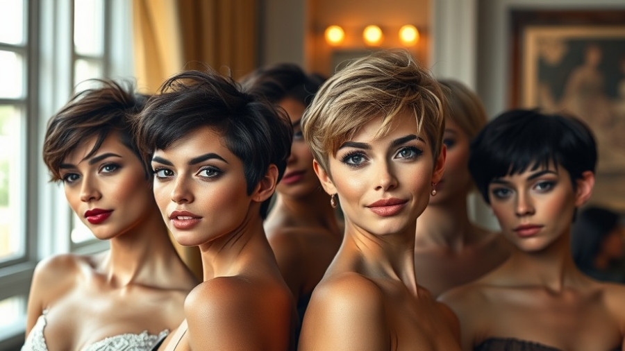 Elegant pixie haircuts inspiration with diverse styles.