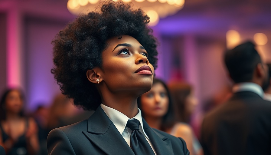 Doechii Met Gala Makeup Controversy: Woman with bold afro wearing luxury attire, looking upwards.