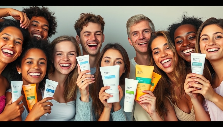 Diverse individuals with best mineral sunscreens in modern collage