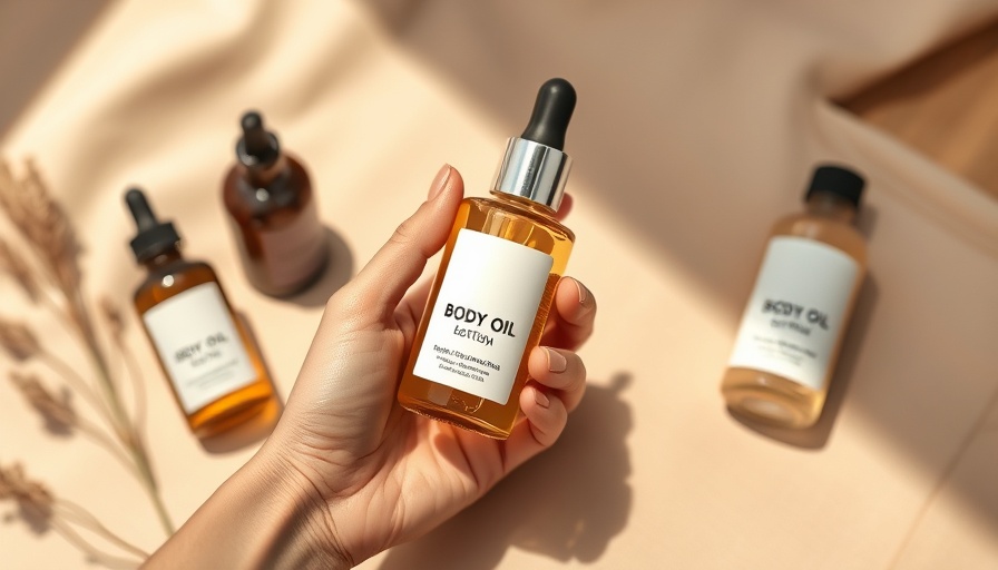 Person with glowing skin holding best body oils.