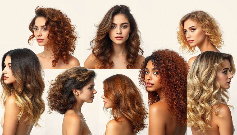 Natural hair lightening collage featuring wavy hairstyles.