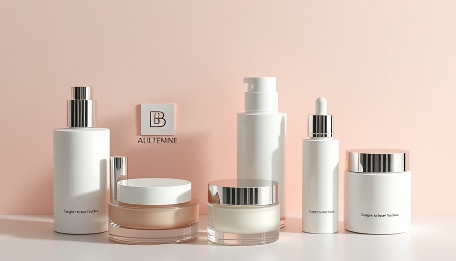 Minimalistic skincare display of exfoliating peel and brightening pads.