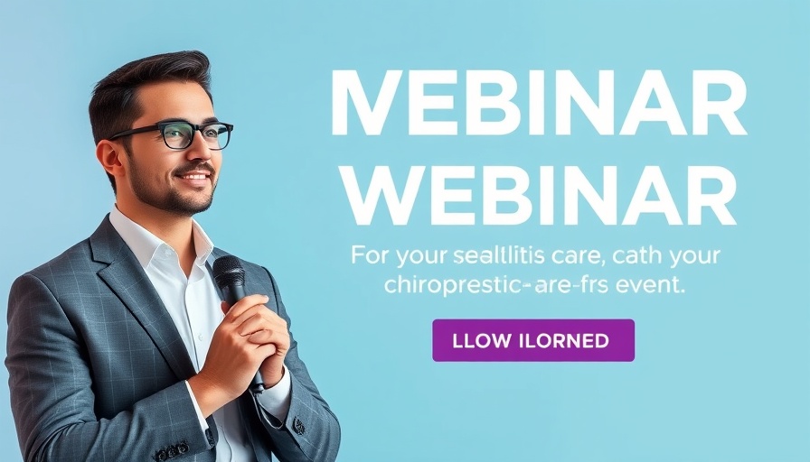 Webinar banner for boosting patient loyalty in chiropractic care featuring Gregory Lewis.