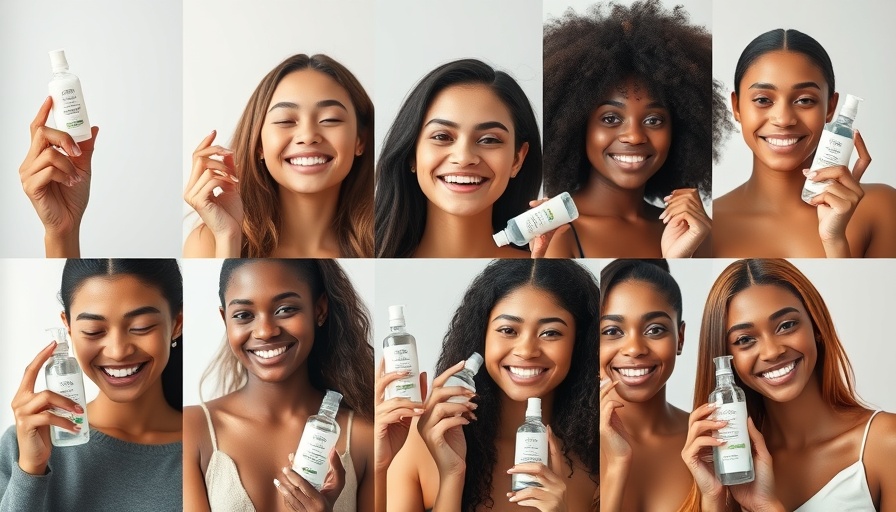 Diverse individuals with BHA toners for clear skin, showcasing products.