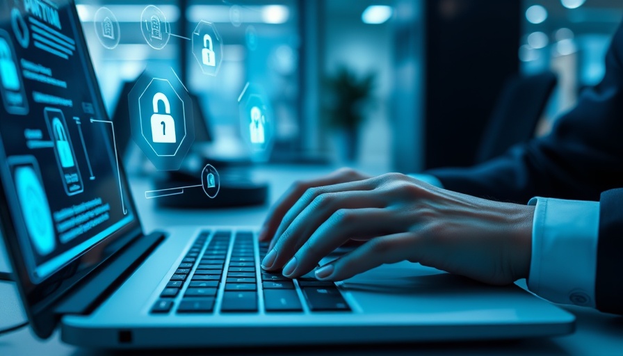 AI technology enhancing business operations with digital interface.