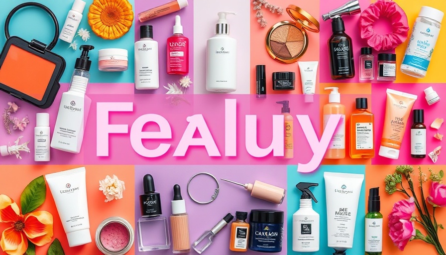 Beauty and style trends collage with fashion and skincare.