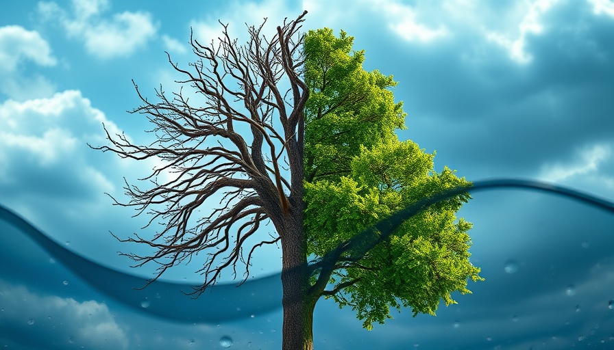 Symbolic tree representing healthspan vs lifespan concept.