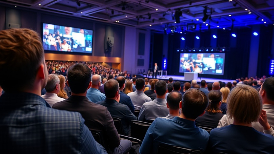 Total Tech Summit 2025: audience engaged at a tech panel discussion.