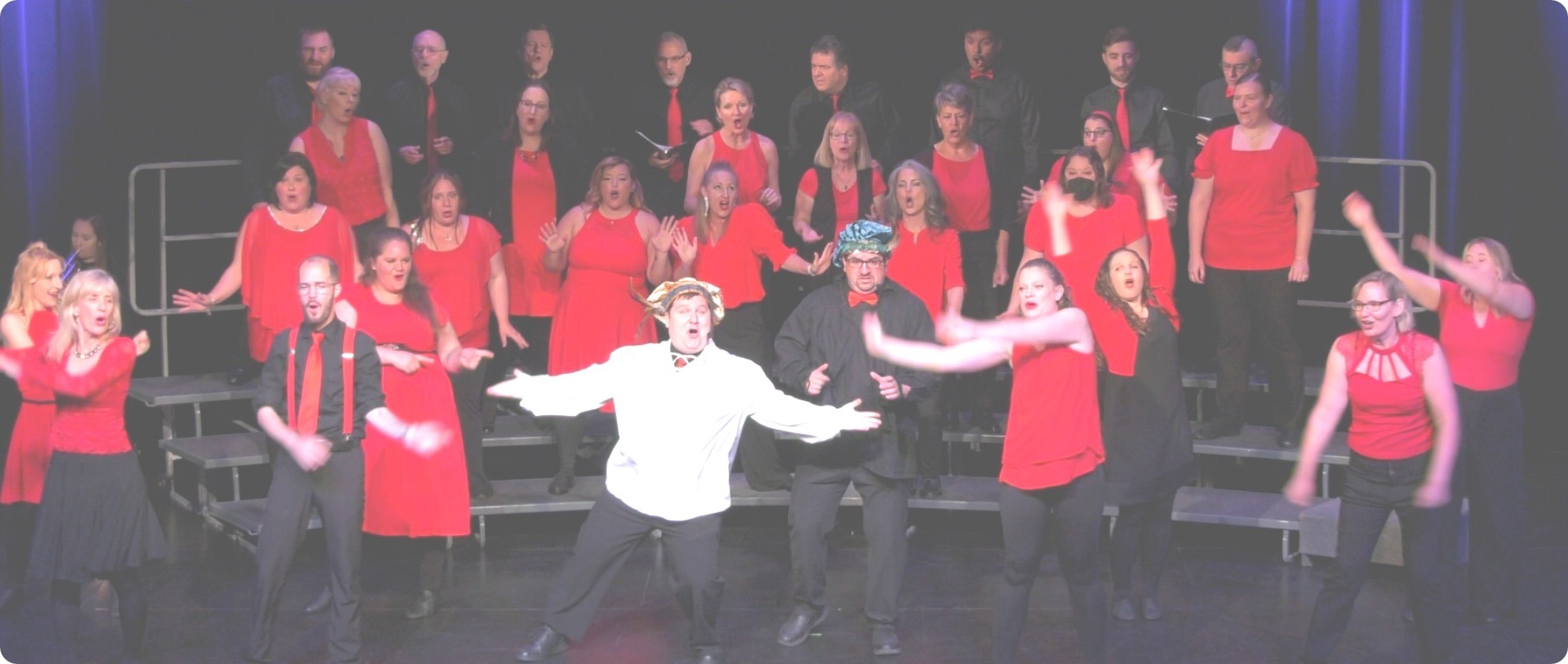 Talented performers rehearsing for musical theatre auditions in a studio setting.