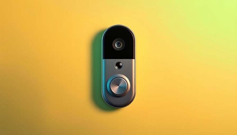 Vibrant Ring Doorbell deal showcase on gradient background.