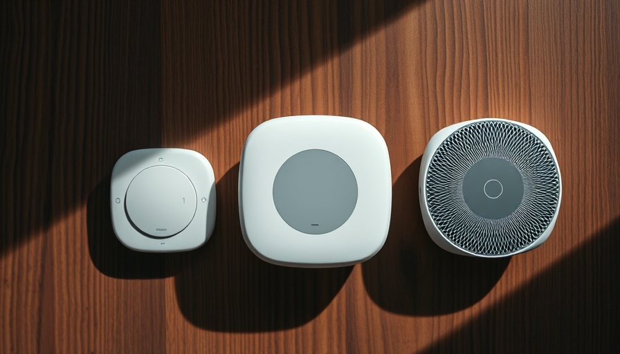 Smart home devices for optimization on wooden surface