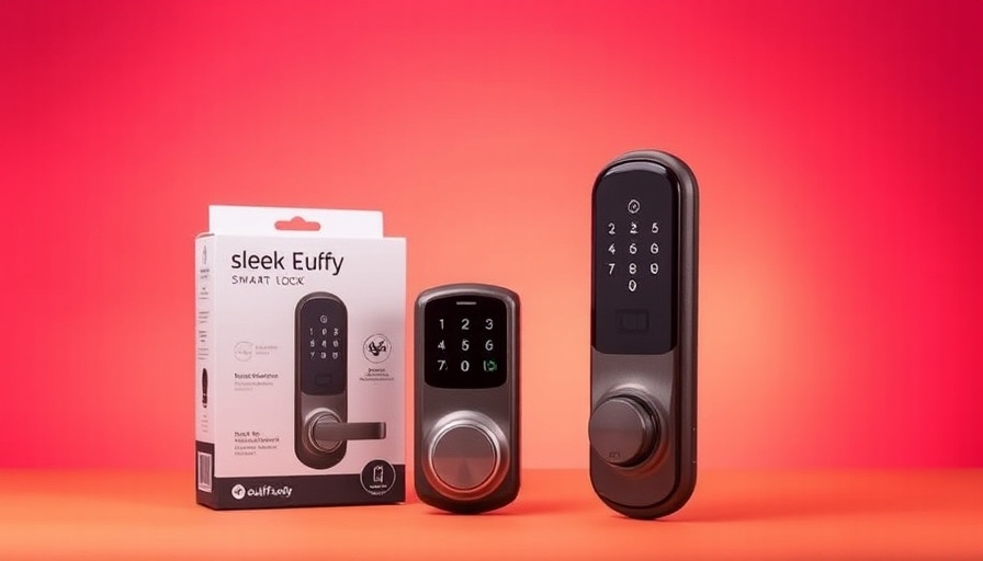 Eufy Smart Lock with packaging in vibrant display.