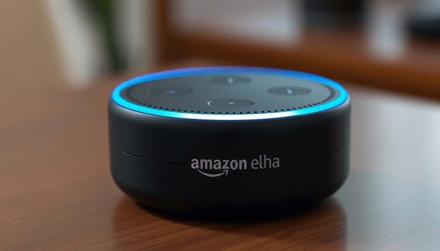 Amazon Alexa device showcasing AI upgrade features.