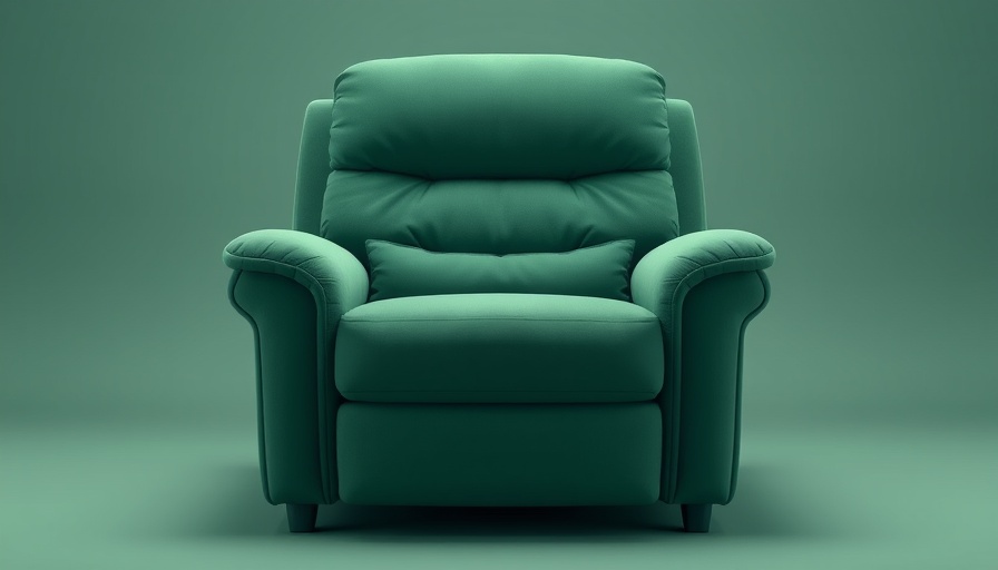 Finding the Perfect Recliner: modern green recliner, plush and inviting.