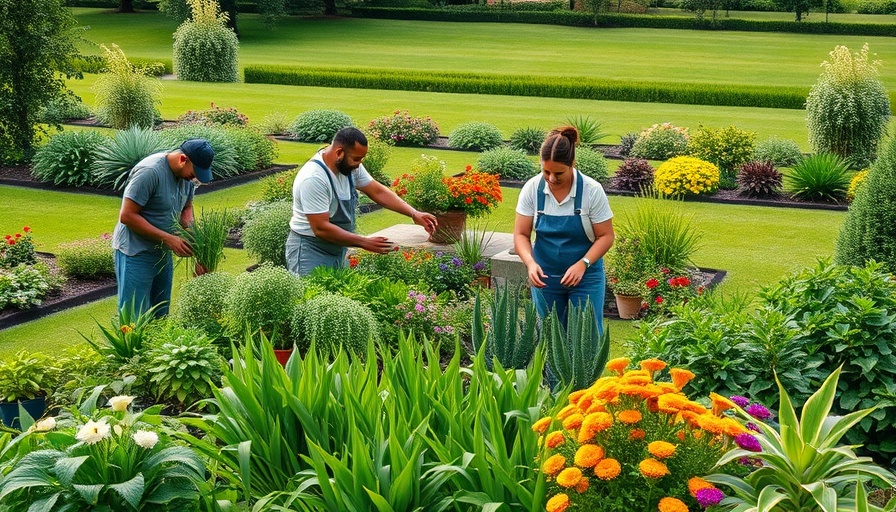 Maximizing Efficiency in Landscaping Projects with a focused team.