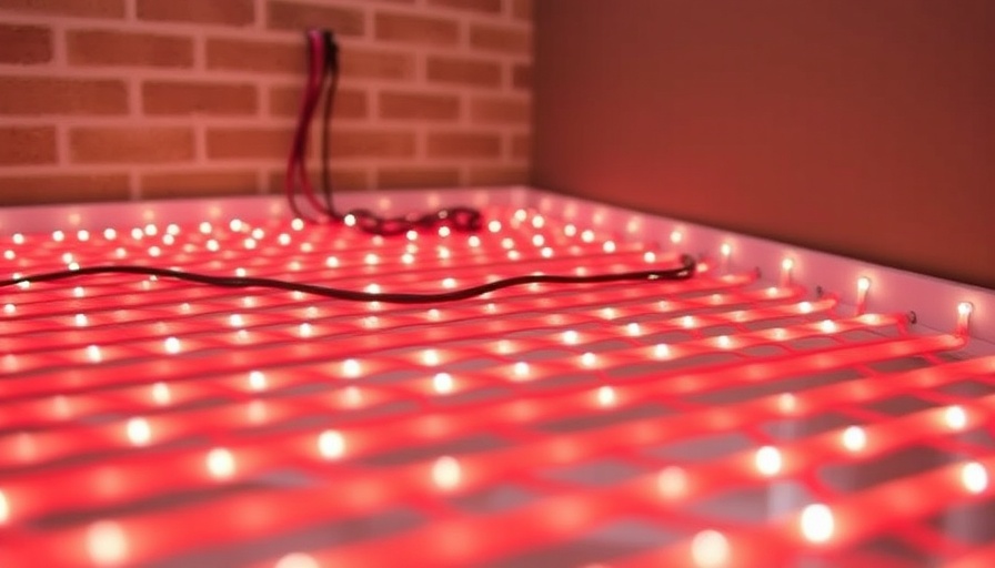 Electric wire under floor heating systems