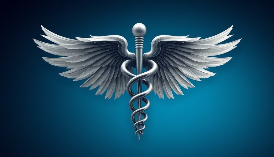 Bird flu awareness image with medical symbol and feathers.