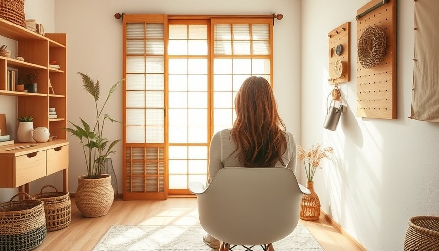Cozy workspace setup with DIY brass pegboard and warm lighting.