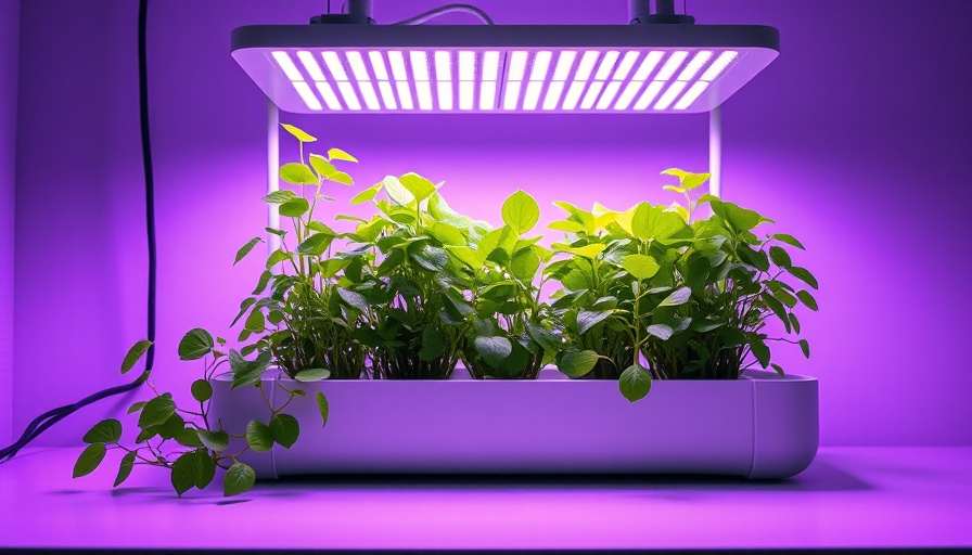 Affordable hydroponic systems in home with lush LED growth