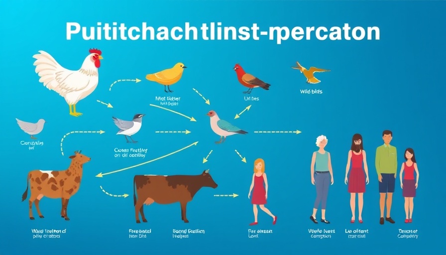 Bird flu guidance infographic for Clay County.