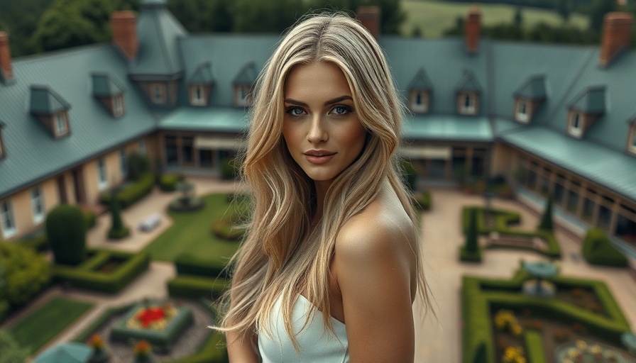 Luxurious estate with lush greenery in Nicole Kidman real estate profile.