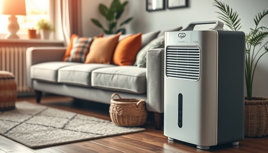 Dehumidifier in a cozy living room setting, exploring why it might not be working.