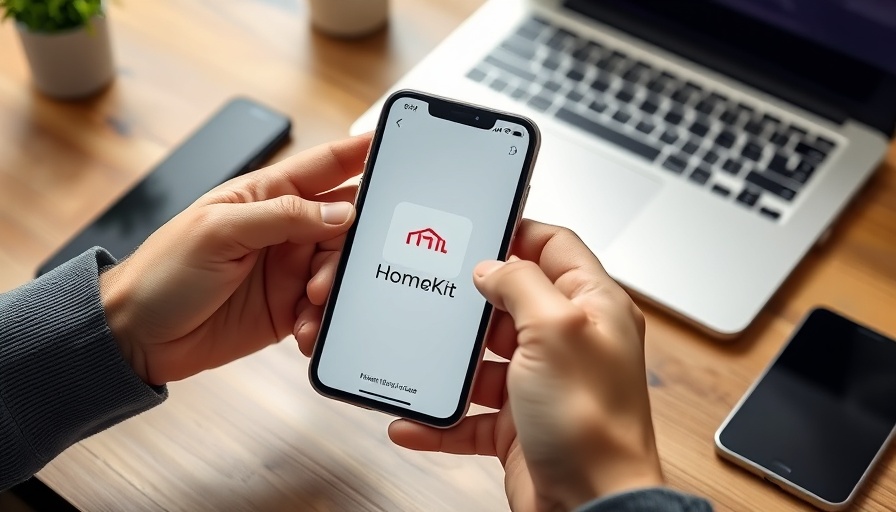 Smartphone showing HomeKit on table, showcasing HomeKit automation features