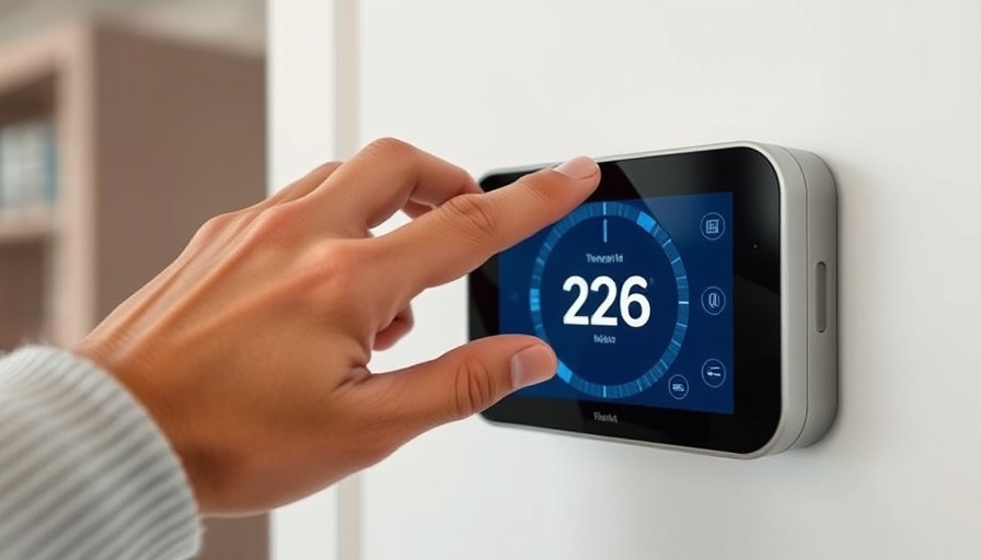 Smart thermostat interaction with iOS 18 HomeKit features.