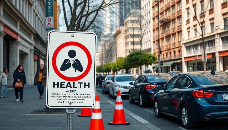 Champaign County bird flu impact sign in urban area.