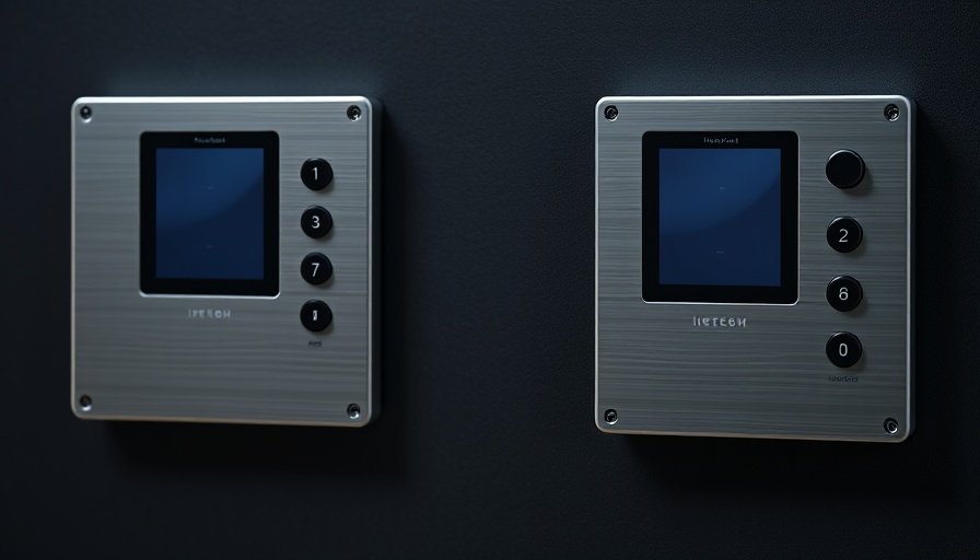 D31x series with Touch Display featuring modern intercom panels.