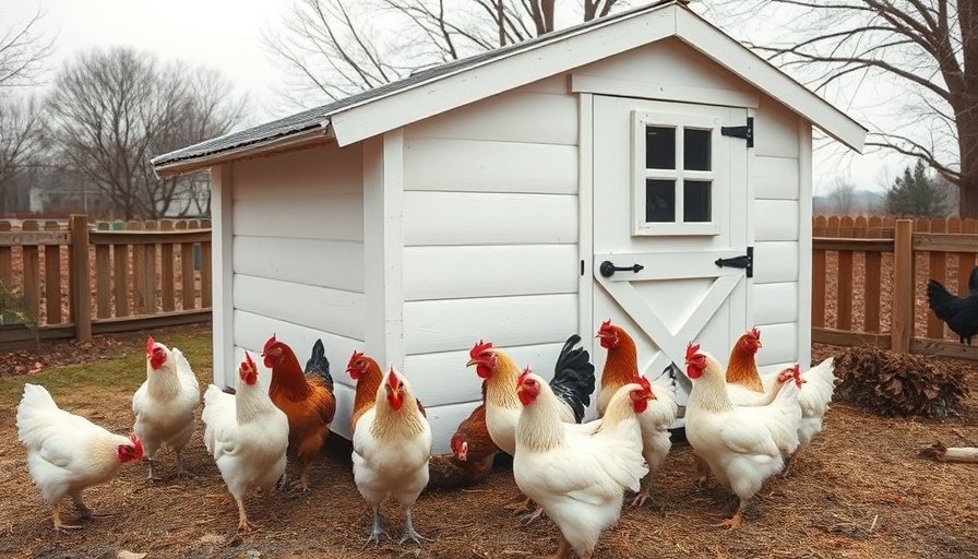 Charming white chicken coop with hens; is my chicken coop big enough?