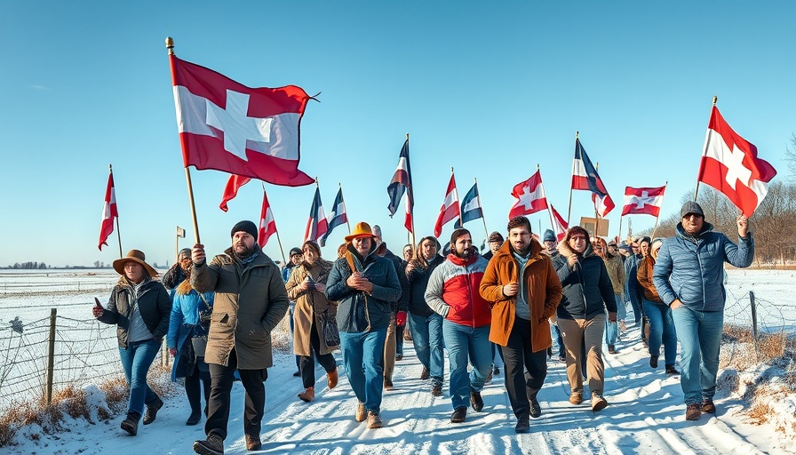 Protesters march in winter, Greenpeace Liable for Defamation