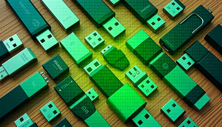Collage showcasing best USB flash drives of 2025 on a wooden surface.