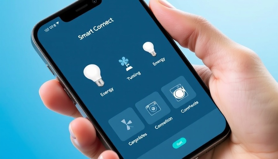 Flex Connect SmartThings Energy interface with device icons
