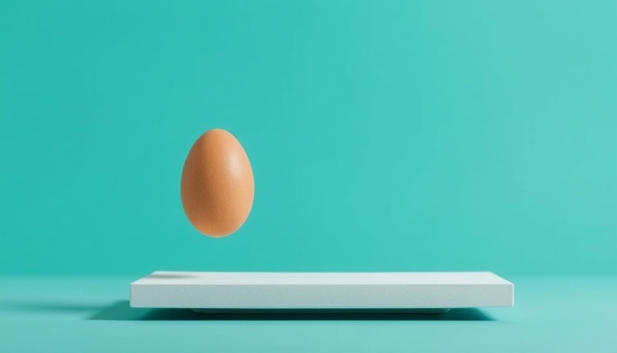 US Health Secretary Bird Flu Strategy symbolized by an egg on a ledge.