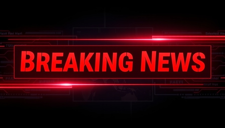 Bold breaking news graphic with vibrant red text, Harford County bird flu testing.
