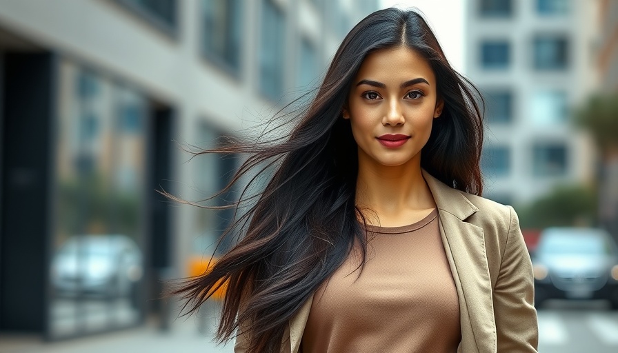 Confident woman walking outdoors, associated with JPMorgan case.