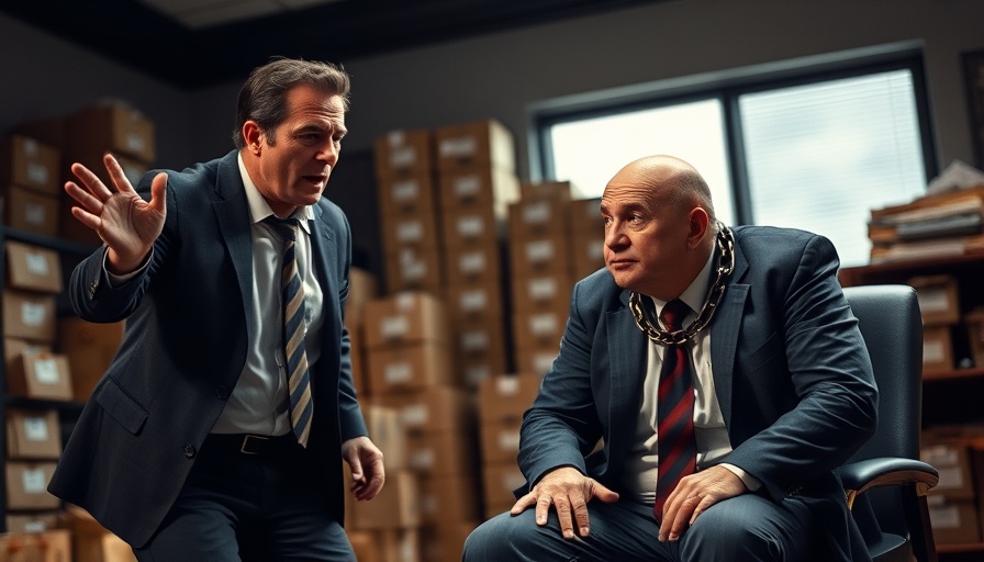Actors in Cellino v. Barnes Off-Broadway play scene