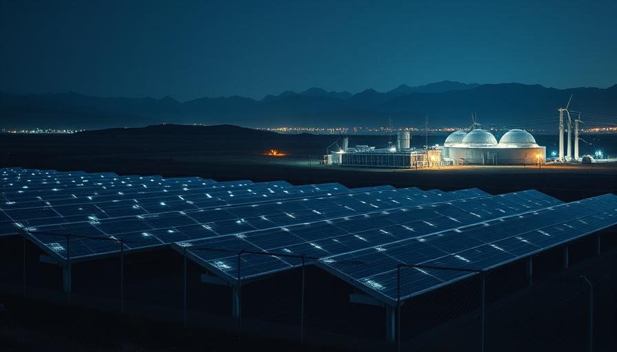 Aetherflux solar energy technology setup with glowing panels at night.