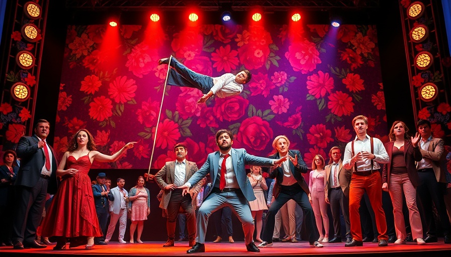 Olivier Award winners performing on Broadway stage.