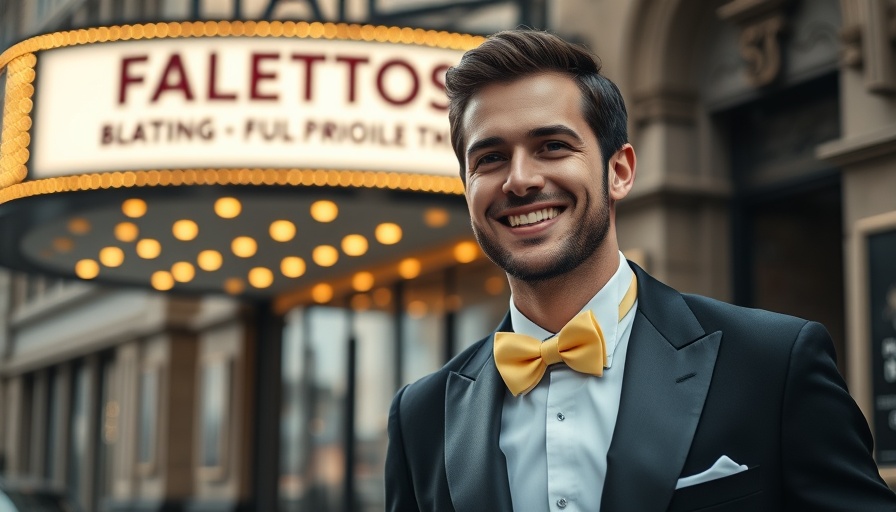 William Finn Musical Legacy, man in tuxedo at theater.